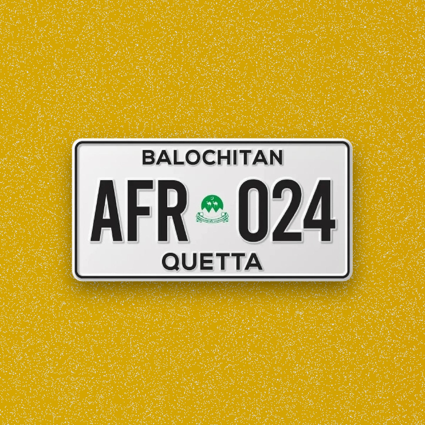 Premium Custom Number Plate